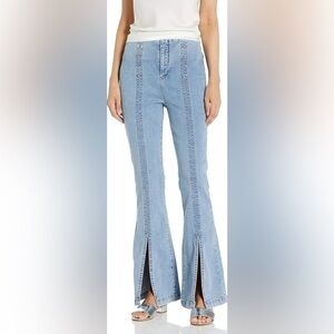 WJ2. NWT Skinnygirl Jeans Maty High Rise Sailor Flare Riviera Maya Wash 16W